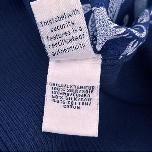 Diane Von Furstenberg Sorrel Silk Knit Dress Medium Blue Floral - Picture 8 of 10